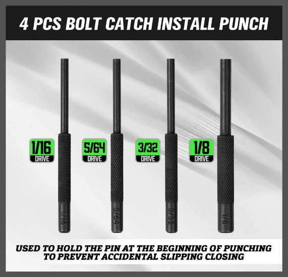 7PCS Roll Pin Starter Punch and Bolt Catch Install Punch Set PFC Loadout