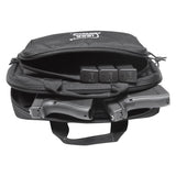 Glock OEM Double Pistol Case, Bag, Black, 12.5" X 9.5" X 4.5", Padded Compartments