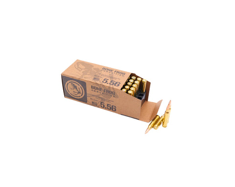 Bone Frog Ammunition 5.56 77gr Barnes Match Burner OTM BT 50rds/Box
