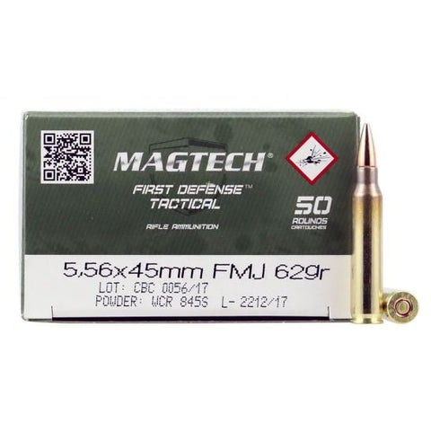 Magtech 5.56X45mm 62gr FMJ Ammunition Ammo 1000rds/Case