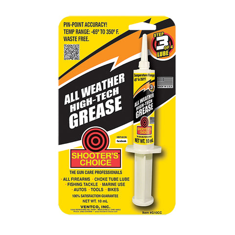 Shooters Choice Firearm Grease Syringe 10CC