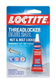 Loctite Heavy Duty Threadlocker, 0.2 oz, Blue 242