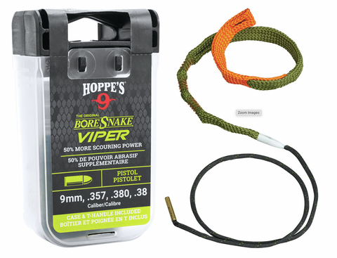 Hoppe's Viper BoreSnake 9mm/38/357/380 Pistol 24002VD Bore Snake