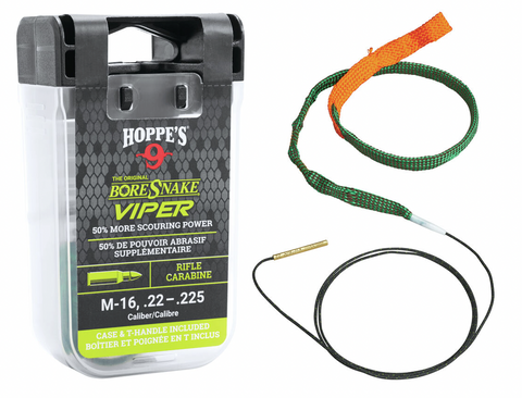 Hoppe's Viper BoreSnake M16 AR-15 .22-223 5.56mm Rifle 24011VD Snake