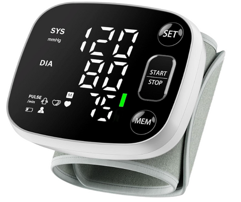Oklar Wrist Blood Pressure Monitor, FDA Cleared Rechargeable BP Machine