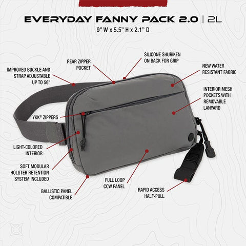 Vertx Everyday Fanny Pack 2.0 VTX5264