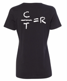 PFC Women's Ideal Crew T-Shirt C/T=R (Consistency Over Time Equals Results) Black